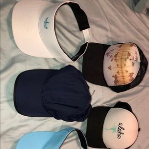 visors and snap backs